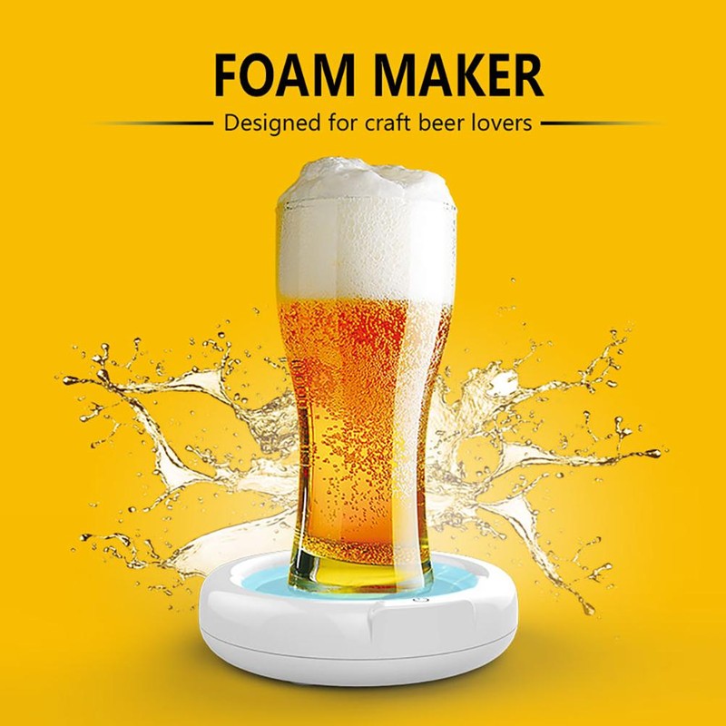 Beer Frother Ultrasonic Beer Foamer Beer Foam Maker for Family