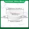 EASYEAH 2 Pcs Desk Grommet 3-1/8" / 80 mm, Desk