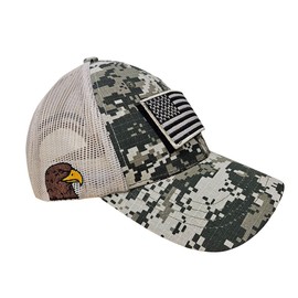 Embroidered American Flag and Eagle Tactical Military Operator Baseball Cap Campaign Rally Patriot Cap Camouflage Unisex Cotton Hat