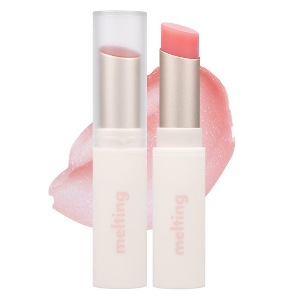 MERZY GLOSSY MELTING COLOR LIP BALM GL1. HIKY PINK