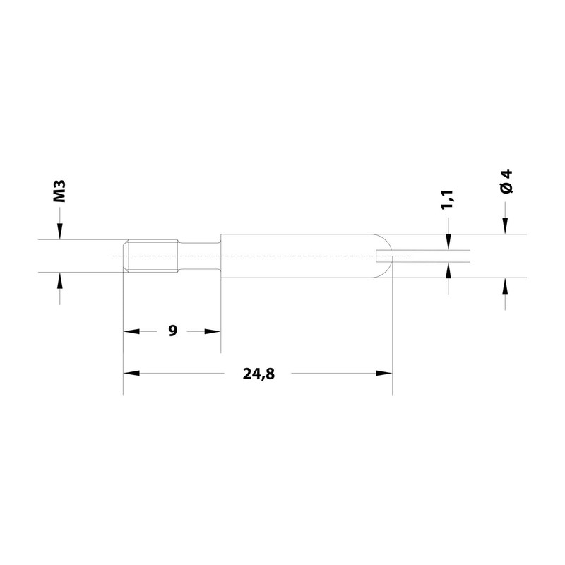 Führungsstifte - Mechanische Codierung für industrielle 09 33 000 9908
