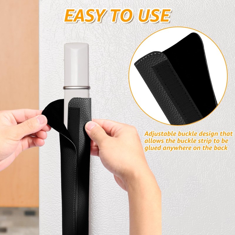 6PCS Slip PU Refrigerator Handle Cover for Fridge Oil Proof