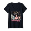 Womens Nutcracker Birthday Girl Party Xmas Costume V-Neck T-Shirt
