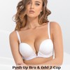 Amafuur Women's Deep V Plunge Padded Push Up Bras with