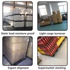 Jeracino Lightweight Plastic Pallet, 4 Pcs Flooring Pallets, Interlocking Pallet