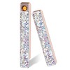Electric Lighter, Luxury Bling Rhinestone Type-C Rechargeable Lighter with Pull-Out