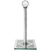 Silver Paper Towel Holder Stand, Countertop Paper Towel Roll Dispenser