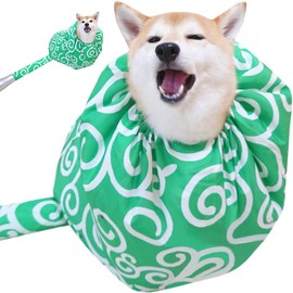 WAYUTO Flexible Pet Drying Bag with Drawstring Dog Hair Drying Bag Puppy Hair Dryer Box Dog Dryer Bag for Home, Bathroom and Pet Shop Use M