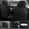 MINGBRON Leather Car Seat Covers, Universal Faux Leather Car Seat