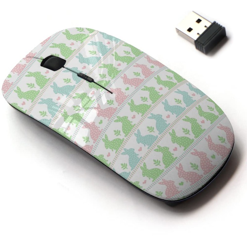 2.4G Wireless Mouse with Cute Pattern Design for All Laptops
