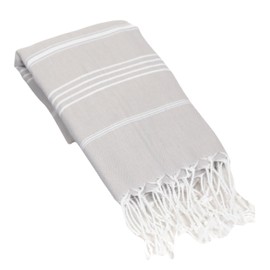 Heré Mood Beach Towel, Hammam Towel, Sauna Towel Set, 1 & 2 Pack, 100% Cotton, High-Quality Bath Towel and Shower Towel, Picnic Blanket, Extra Light (Grey)