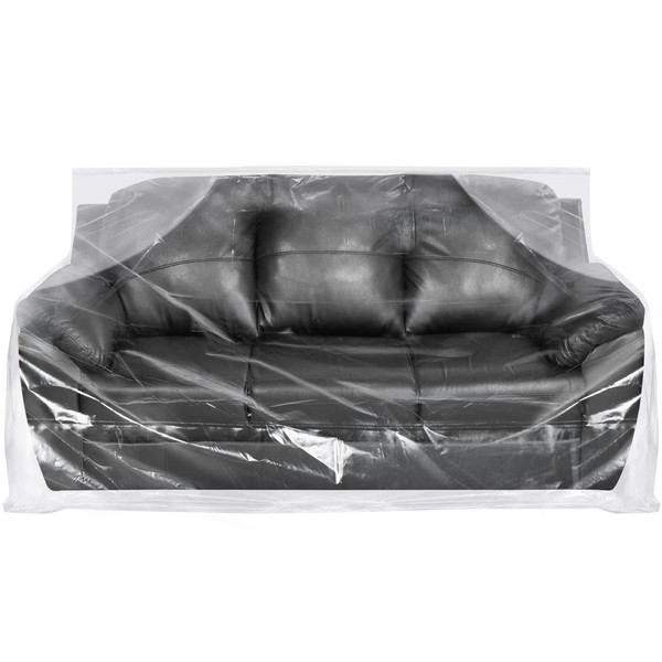 Yotelab Plastic Couch Cover for Moving,Sofa Bag Cover Protector,Furniture Cover