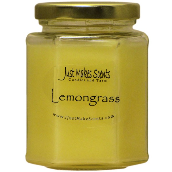 Lemongrass Scented Blended Soy Candle by Just Makes Scents