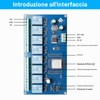 ESP modulo relè a 8 canali con ESP-32 WiFi Bluetooth,
