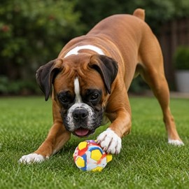 Juguete para Perro FIFA Hyper Wacky Bounce – Resistente, Interactivo, Ideal para Morder y Juego Activo