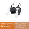 LEAPOVER 4-in-1 Pumping Bra Hands Free, Breast Pump Breast Feeding