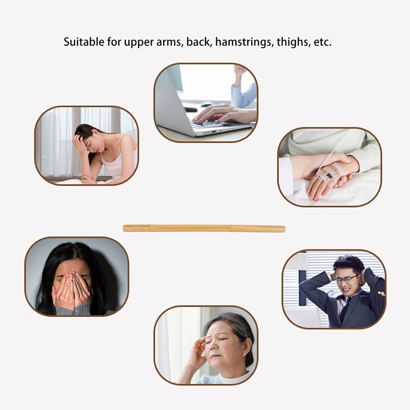 SPA Massage Stick Warm Bamboo Massage Roller Body Shaping Rod