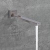 DEOLER Brushed Nickel Tub Spout, 180° Rotation Bathroom Folding Spout