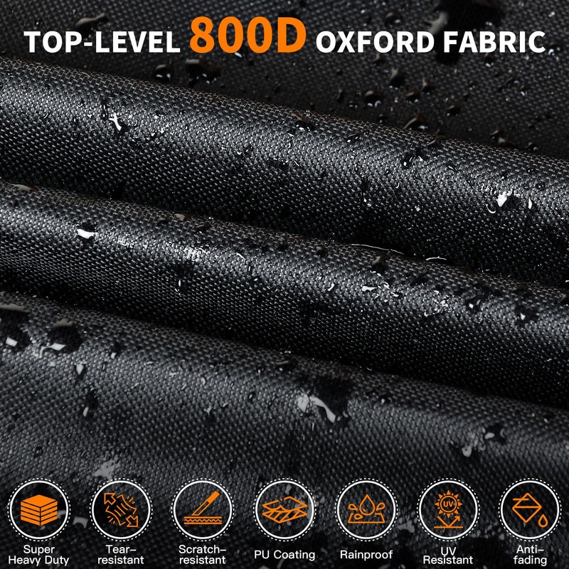 Bike Cover for Transport on Rack 2 Bikes 800D Oxford