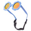 LIU·WEN Baby Polarized Flower Sunglasses with Strap - Bendable Flexible