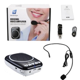 WinBridge WB001 Portable Voice Amplifier and Mic Headset Rechargeable Ultralight