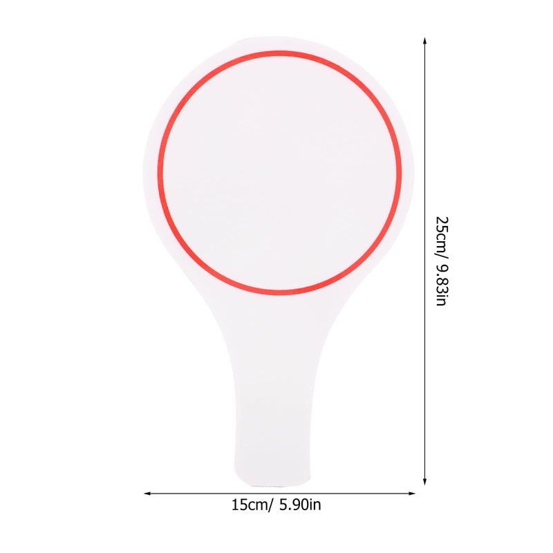 STOBOK Dry Wipe Answer Paddle: 4 Pack Whiteboard Single Sided