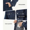 Argstar Women's Denim Jean Jackets Button Up Long Sleeve Basic
