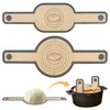 Silikon Backmatte für Dutch Oven 2 Stück, Wiederverwendbare Silikon Backmatte