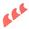 3Pcs Surfboard Fins PVC Thruster Fins Surfing Board Accessories for