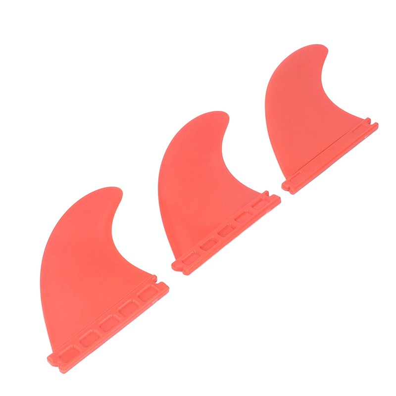 3Pcs Surfboard Fins PVC Thruster Fins Surfing Board Accessories for