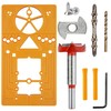 Forstner Drill Bit with Hinge Jig Woodworking Hinge Hole Cutter