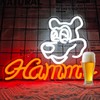 JooeTuu Hamms Beer Bear Neon Sign for Wall Decor Dimmable