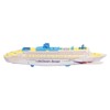 Kids Cruise Ship Model Sound Effects LED Light Universal Rotation