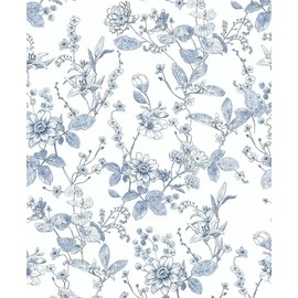 WY-BSO Adhesive Shelf Liner,Light Blue Textured Floral Contact Paper for Cabinets,Vinyl Film Decorative Drawer Liner for Bedroom Dresser Sticker (Light Blue, 17.3 inch x 78 inch)