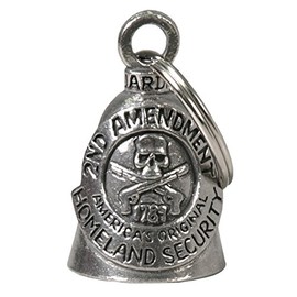 Hot Leathers BEA2001 Silver 2nd Amendment Guardian Bell