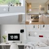PATIKIL Waterproof Bathroom Clock, Mini Round Wall Clocks with Suction