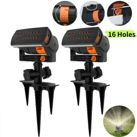 Unbranded 2x Garden Lawn Sprinkler Auto Oscillating Spray Grass Watering Irrigation System