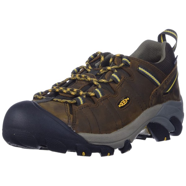 KEEN Men's Targhee II Hiking Shoe, Cascade Brown/Golden Yellow - 11 D(M) US