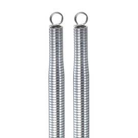 HARFINGTON 2pcs PVC Spring Bender 19.8mm OD 550mm Long Zinc Plated Bending Spring Conduit PVC Spring Bender Pipe Bending Spring for PVC Pipe Bending Devices in Home Hydropower, Silver Tone