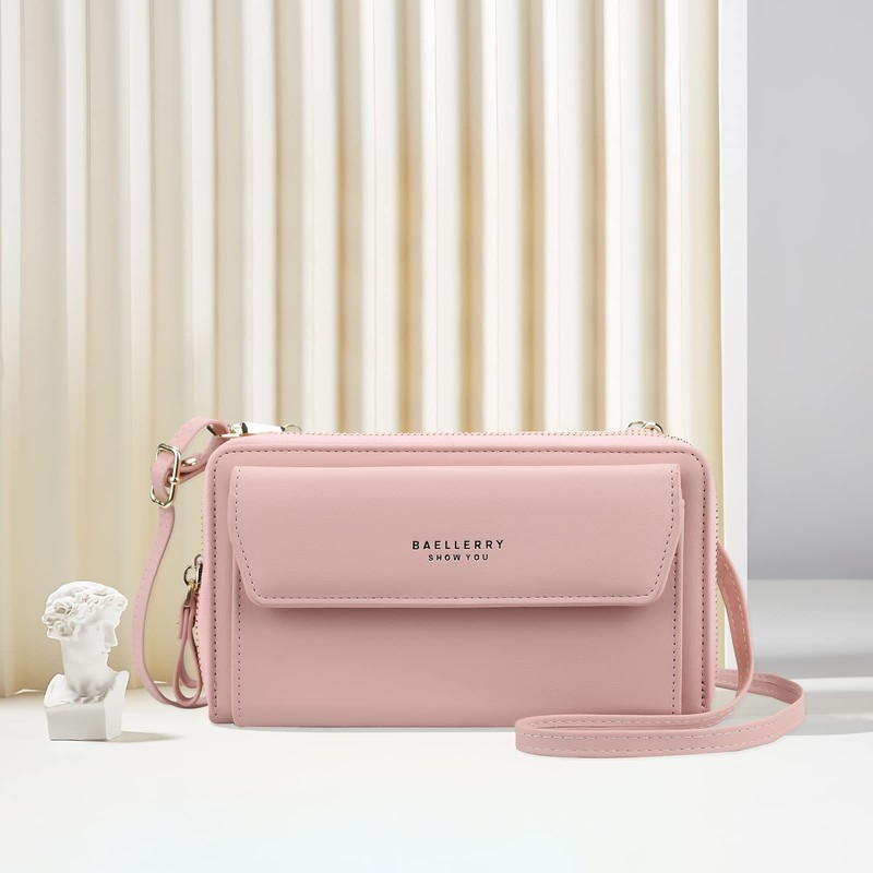FORRICA Multi-functional Smartphone Pouch, Women's Wallet, Popular, Shoulder Bag, Crossbody