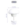 Tabanzhe 12 PCS Round Mushroom Comforter Clips