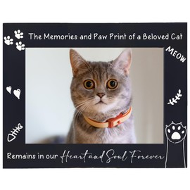 Cat Memorial Gifts, Pet Sympathy Picture Frame For Cat 4x6, Loss Of Cat, Pet Cat Remembrance Gifts, Memorial Picture Frame, In Memory Of Passing Away Cat
