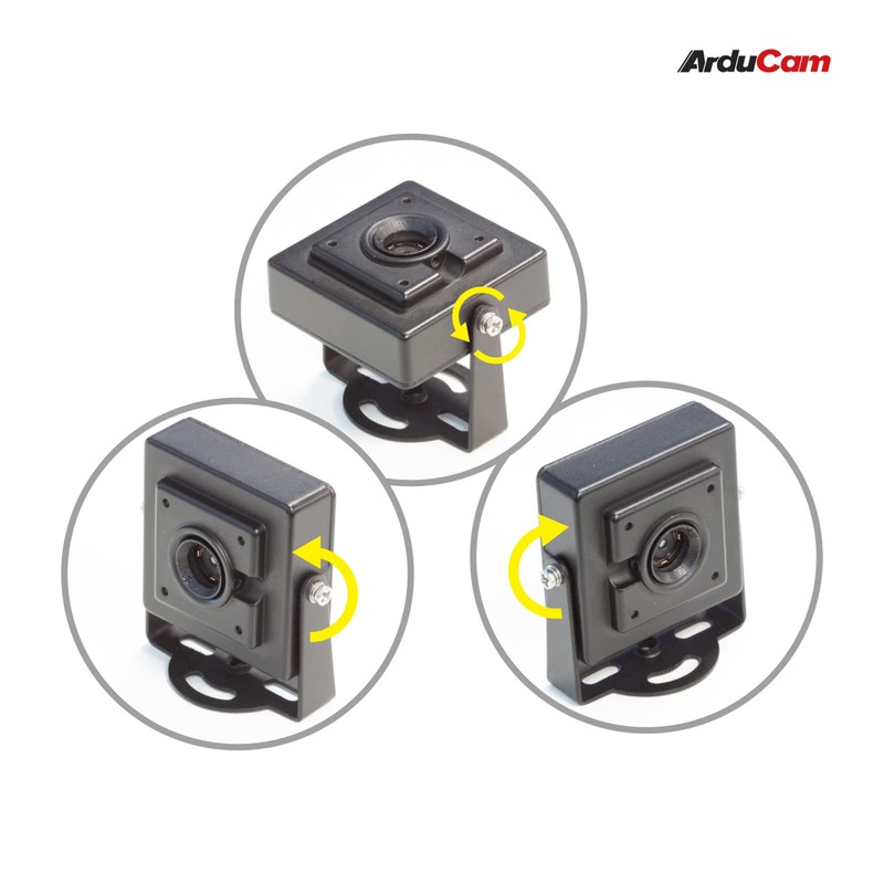 Arducam 8MP IMX179 Lightburn Camera, Autofocus Webcam with Metal Case,