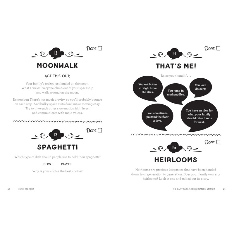 The Daily Family Conversation Starter: 365 Ways to Nurture Connection,