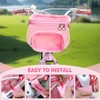 Girls Bike Basket Front, Pink Bicycle Handlebars Basket Fit Most