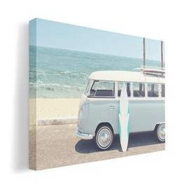 014588 Art Panel, Canvas Art, Wood Frame, Decoration, igsticker, 11.7 x 8.3 inches (297 x 210 mm), A4, Photo, Wall, Interior, Stylish, Surfing, Car, Photo