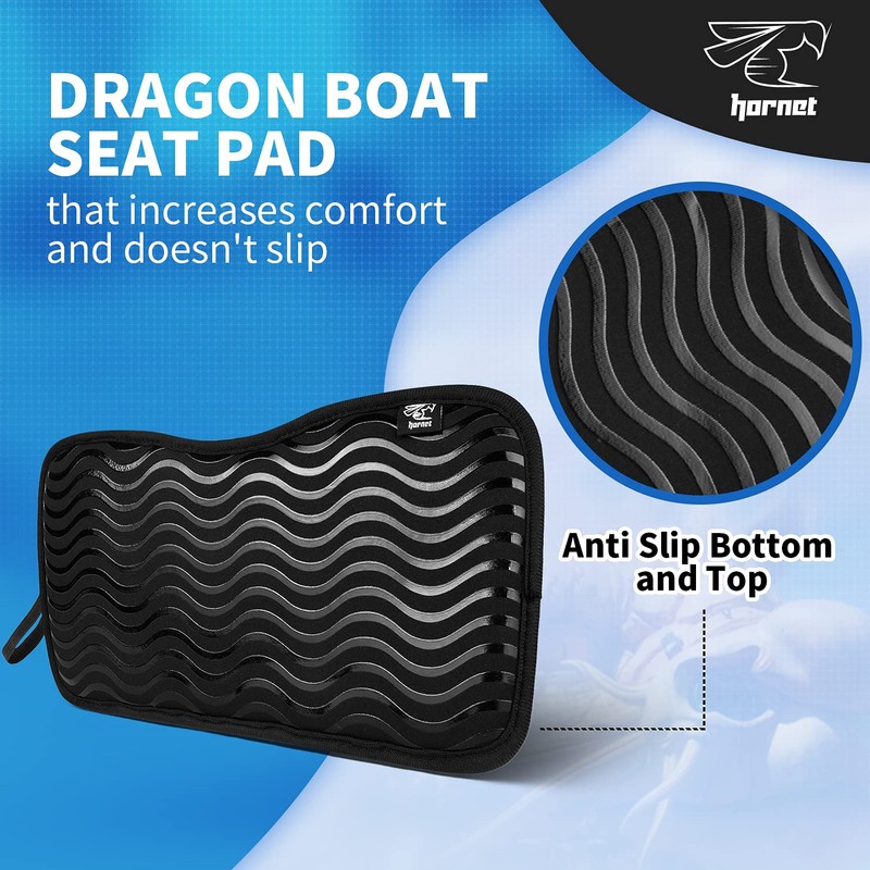 Hornet Watersports Dragon Boat Seat Pad Neoprene Anti Slip Cushion