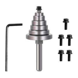 Yueqing Zhongji Router Bit Bearings Replacement Set Top Bearing Replacement Kit | Inner Diameter: 3/16” Overall Diameter: 3/8" 1/2" 5/8" 3/4" 7/8" 1-1/8" Router bit Bearing Sets 7Pcs