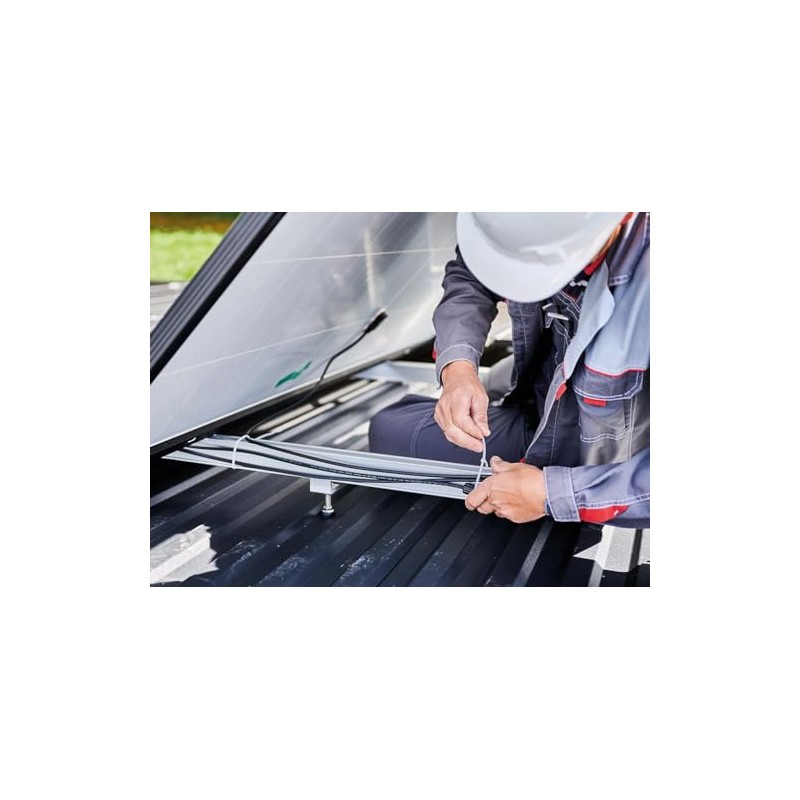 Perel ECTW100 2.5 m Nylon Cable Tie Set - White