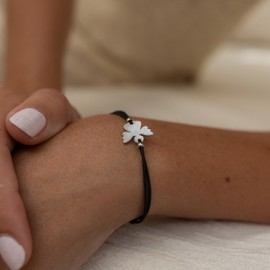 Made by Nami Cute Stretch Bracelet for Girls & Women - Elastic Friendship Bracelets for Best Friends, Mother & Daughter - Lucky Charm & Talisman - Valentine's Day Gift - U (Guardian Angel)